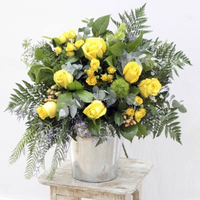 Bouquet Francés Tonos Amarillos