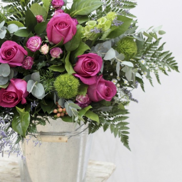 Bouquet Francés Fucsia Rosa
