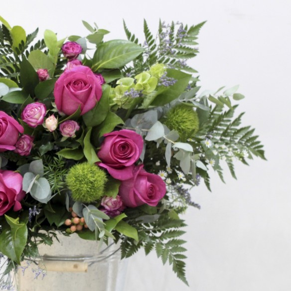 Bouquet Francés Fucsia Rosa