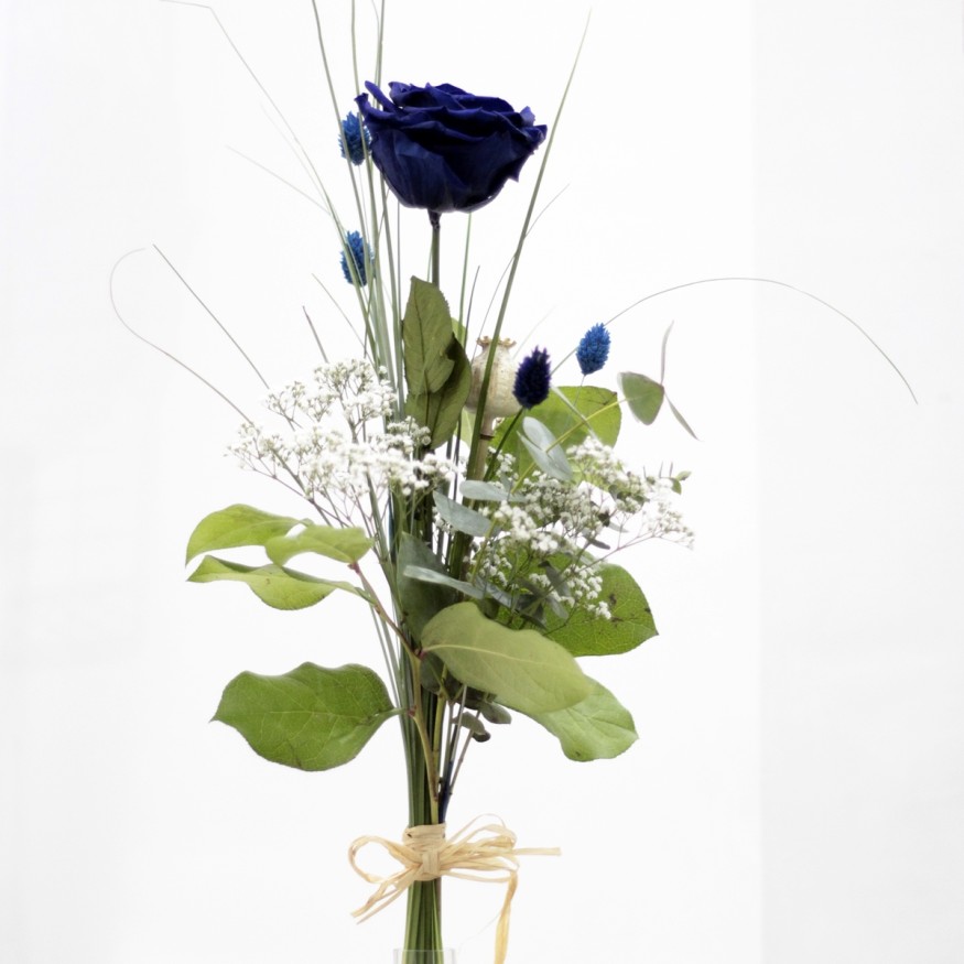 Rosa Individual Azul Intenso XXL