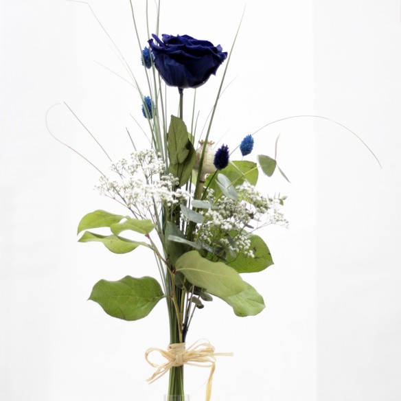 Rosa Individual Azul Intenso XXL