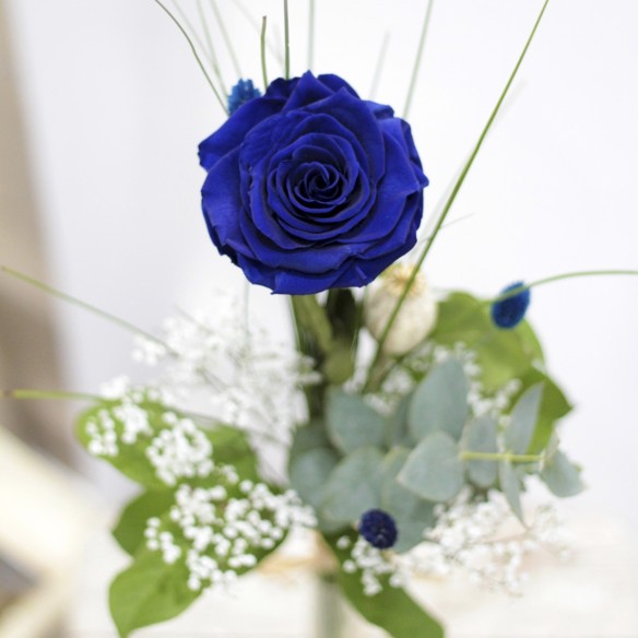 Rosa Individual Azul Intenso XXL