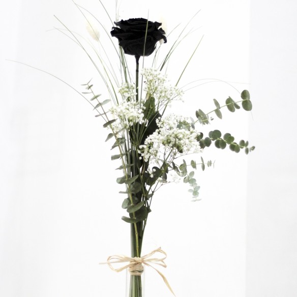 Rosa Individual Negro Puro XXL