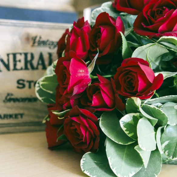Bouquet Spray Rojo