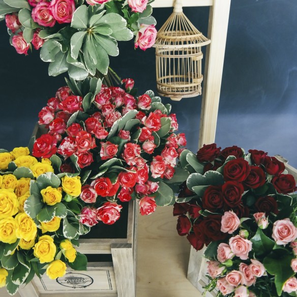Bouquet Spray Rojo