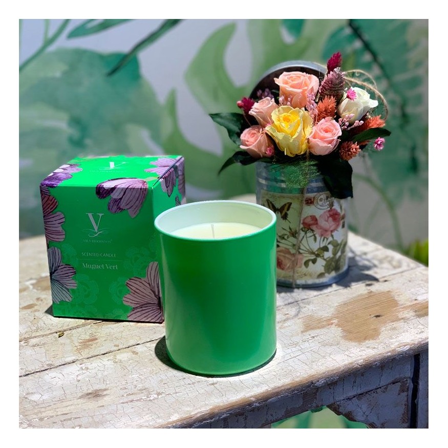 Vela Fluor Verde Muguet