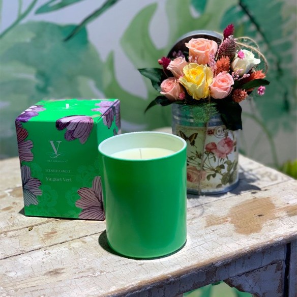 Vela Fluor Verde Muguet