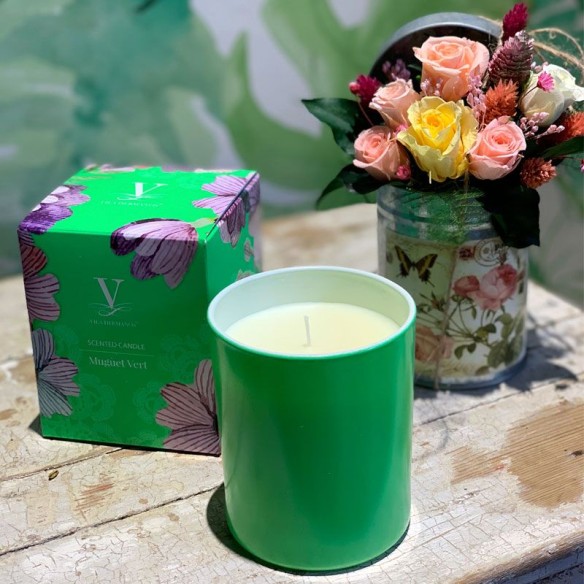 Vela Fluor Verde Muguet