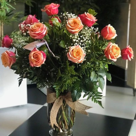 Ramo de Rosas Naranja